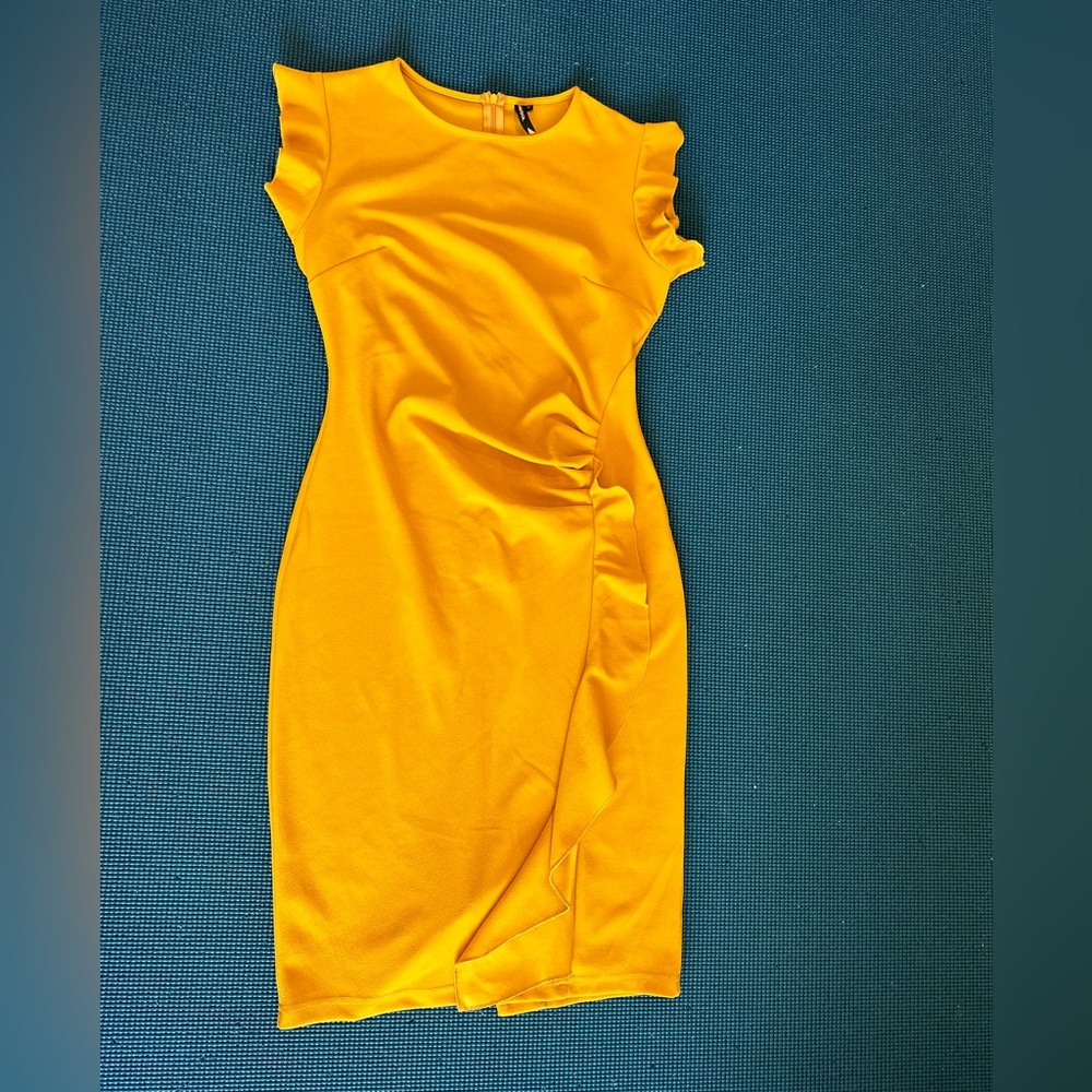 Mussol Goldenrod Dress